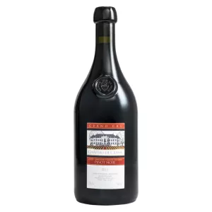 Pinot Noir bio AOC La Côte du Château de Crans, vin rouge suisse en bouteille 140 cl